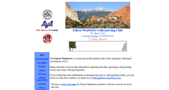 Desktop Screenshot of falconwanderers.org