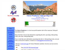 Tablet Screenshot of falconwanderers.org